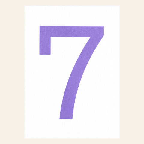 Postkarte 'Sieben' Herr und Frau Rio