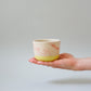Cappuccino-Becher 'Lys' – Poppy Splash indre Ceramics