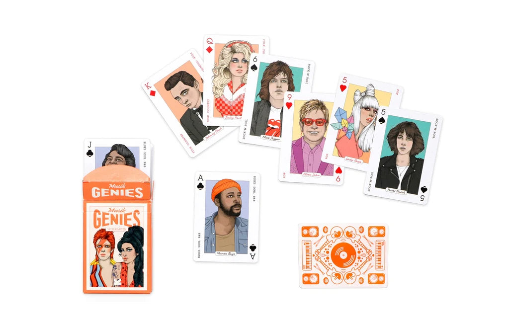 Spielkarten 'Musik-Genies' Laurence King Verlag