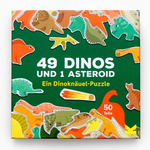 Puzzle '49 Dinos und 1 Asteroid'