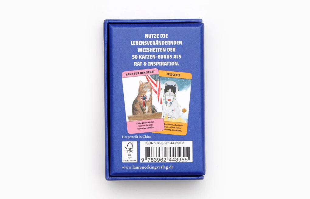Orakelkarten 'Katzen-Gurus – Mini' Laurence King Verlag