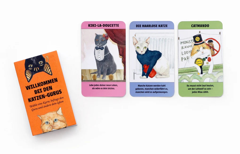 Orakelkarten 'Katzen-Gurus – Mini' Laurence King Verlag