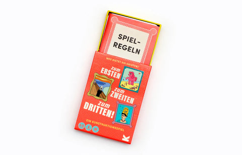 Kunstauktionsspiel 'Zum Ersten, zum Zweiten, zum Dritten'