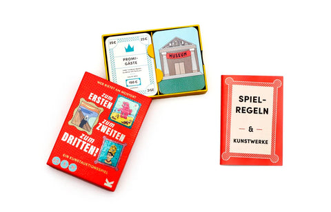 Kunstauktionsspiel 'Zum Ersten, zum Zweiten, zum Dritten'