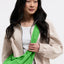 Moon Bag Ruffle 'Leaf Sheep' – Monochrome Edition