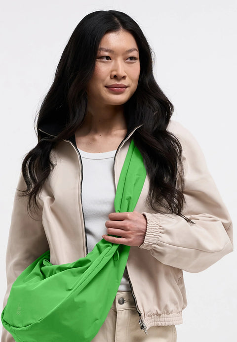 Moon Bag Ruffle 'Leaf Sheep' – Monochrome Edition