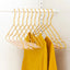 Kleiderbügel 'Top Hangers' - mustard (10er Set)