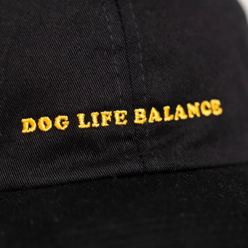 Cap 'Dog Life Balance' - schwarz Arrel