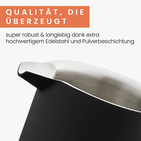 Edelstahl French Press – black Grønenberg