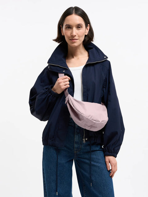Moon Bag Small 'Pink Dolphin' – Monochrome Edition