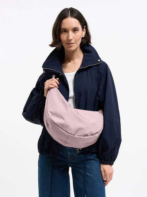 Moon Bag Large 'Pink Dolphin' – Monochrome Edition