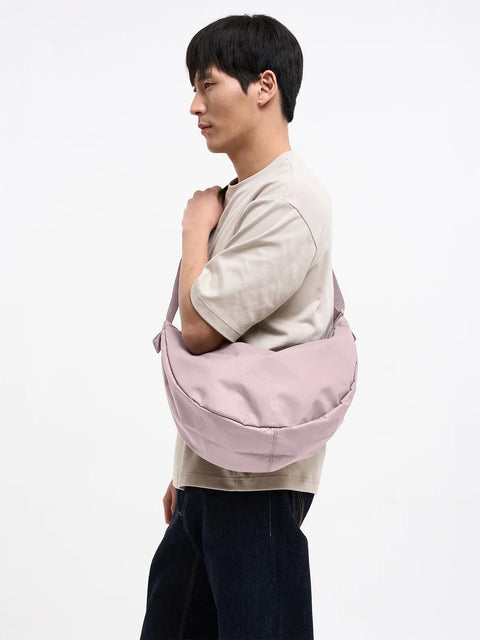 Moon Bag Large 'Pink Dolphin' – Monochrome Edition