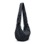 Moon Bag Ruffle 'Cat Shark Black' – Monochrome Edition