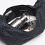 Moon Bag Ruffle 'Cat Shark Black' – Monochrome Edition