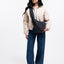 Moon Bag Ruffle 'Cat Shark Black' – Monochrome Edition