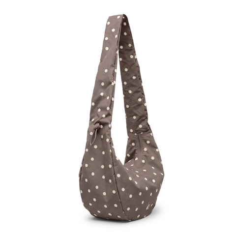Moon Bag Ruffle 'Dot Oyster'