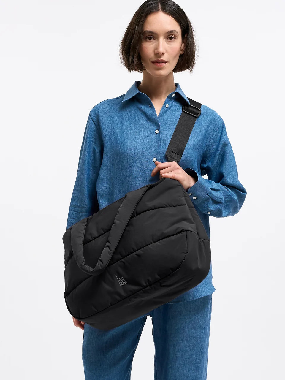 Puffer Horizon Tote Bag 'Black' – Monochrome Edition GOT BAG