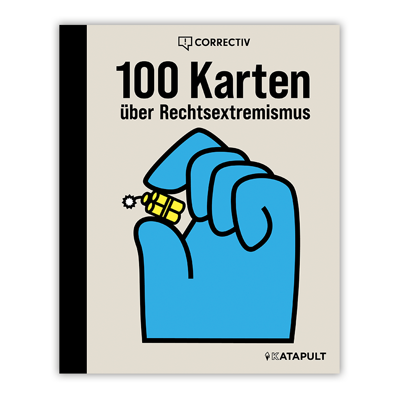 Buch '100 Karten über Rechtsextremismus' CORRECTIV / KATAPULT Verlag