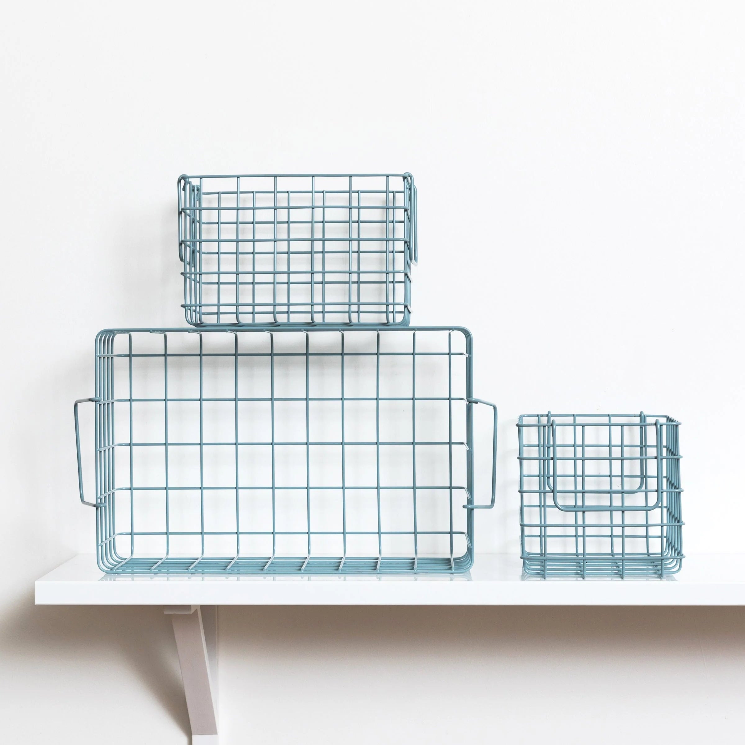 Metallkorb 'The Basket' – ocean mustard