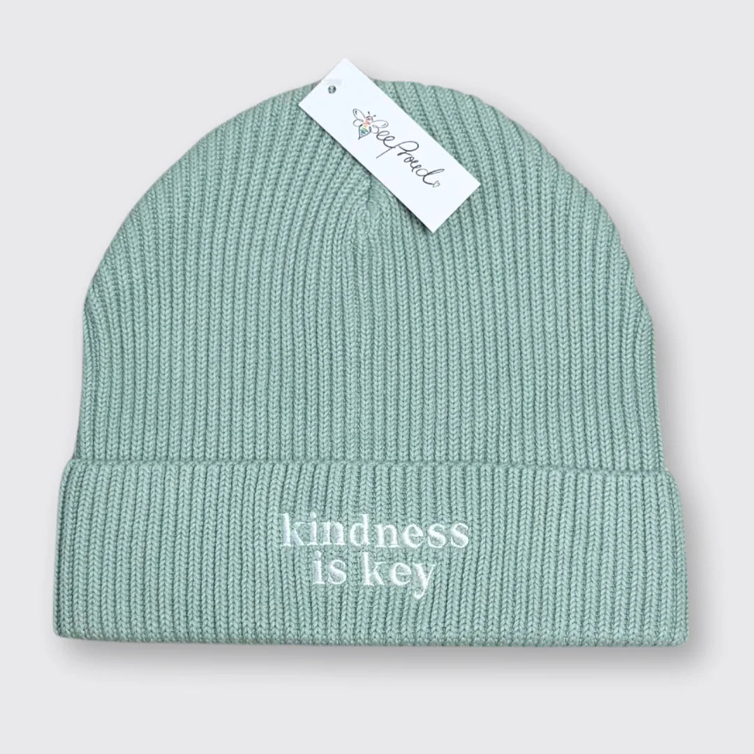Beanie 'Kindness is Key' – aloe Bee Proud