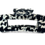 Haarklammer 'Bigga' – black/white