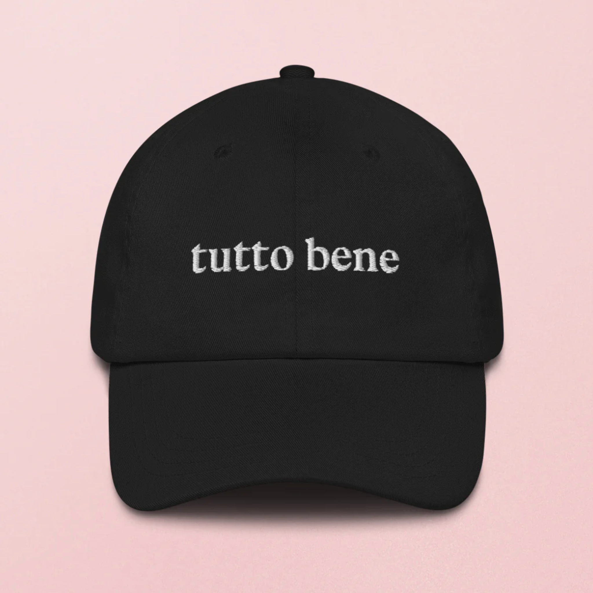 Cap 'Tutto Bene' – schwarz Viel Spass Studio
