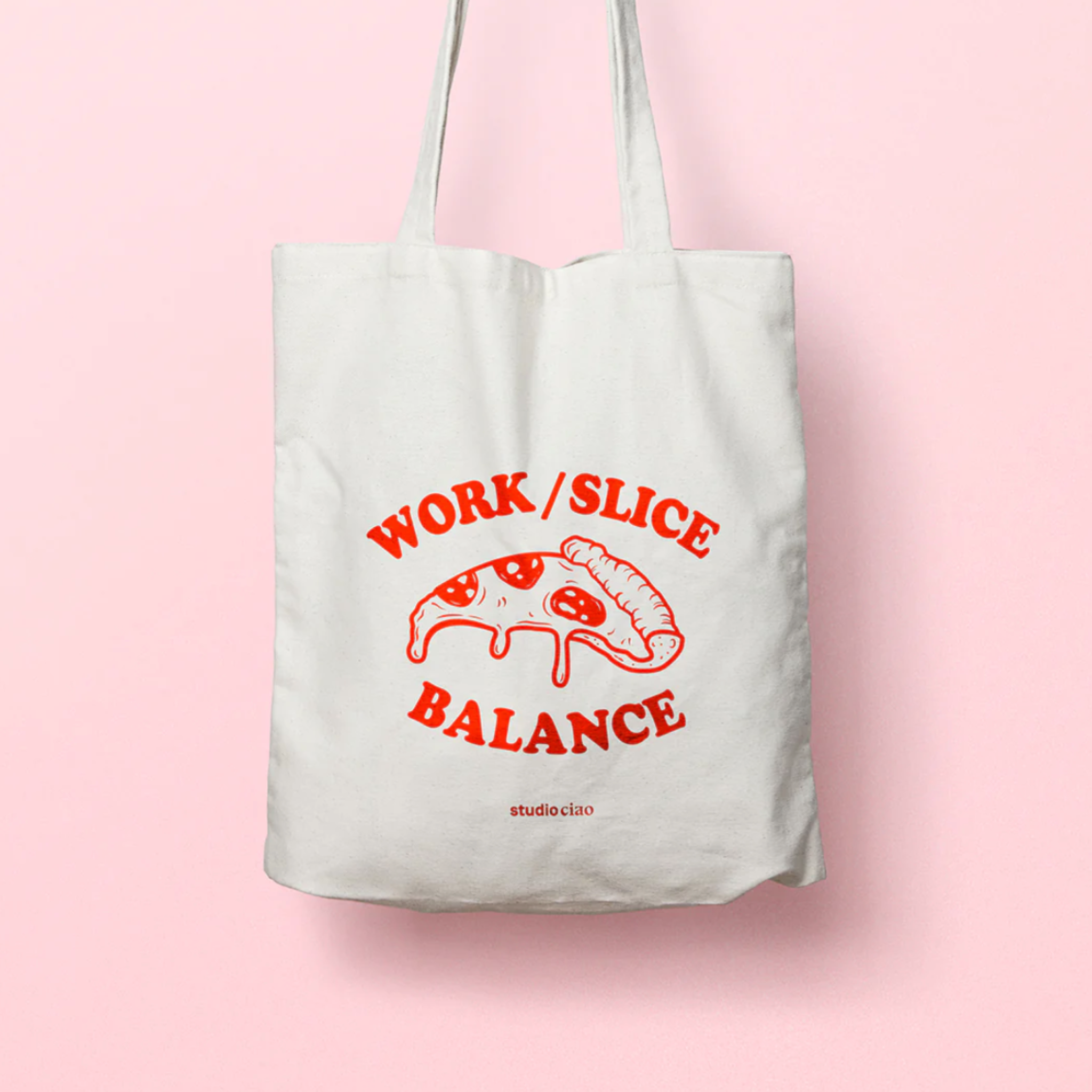 Jutebeutel 'Work Slice Balance' Viel Spass Studio