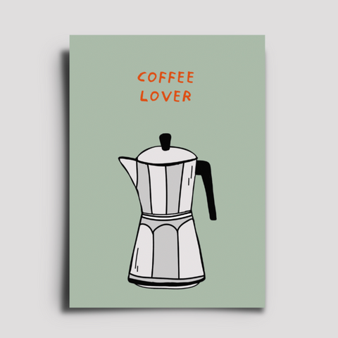Postkarte 'Coffee Lover'
