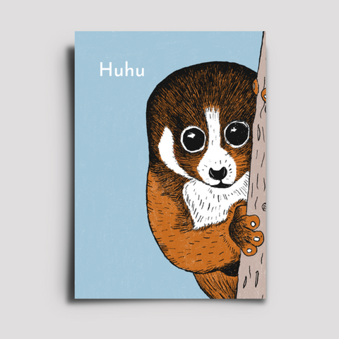 Postkarte 'HUHU'