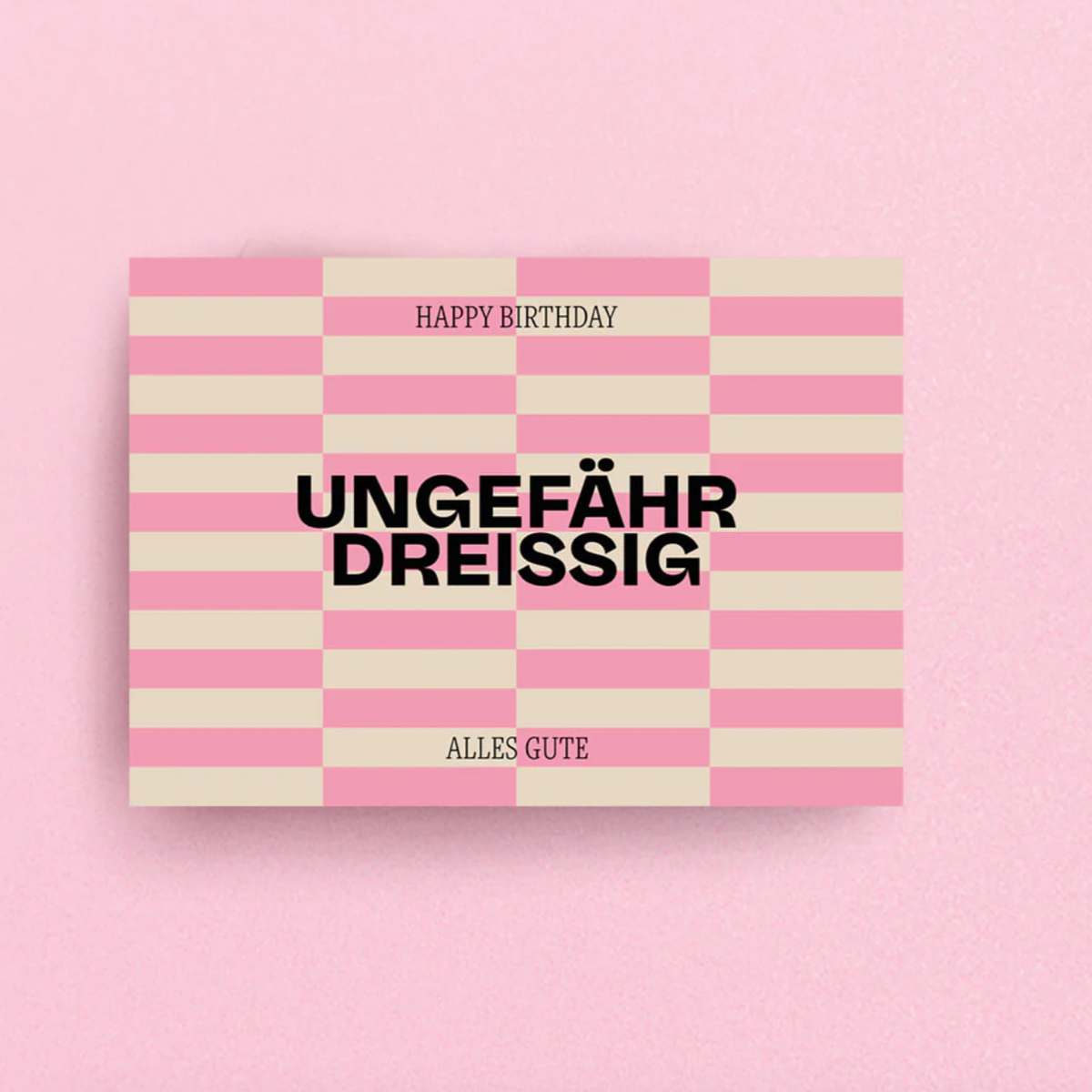 Postkarte 'Ungefähr Dreissig' Viel Spass Studio