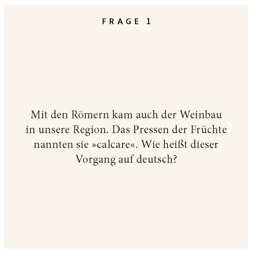 Wein-Quiz Joachim Stallecker