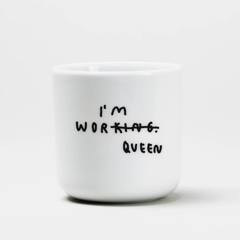 Porzellanbecher 'WorQueen' Yahya Studio