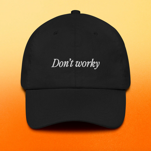 Cap 'Don't Worky, Be Happy'