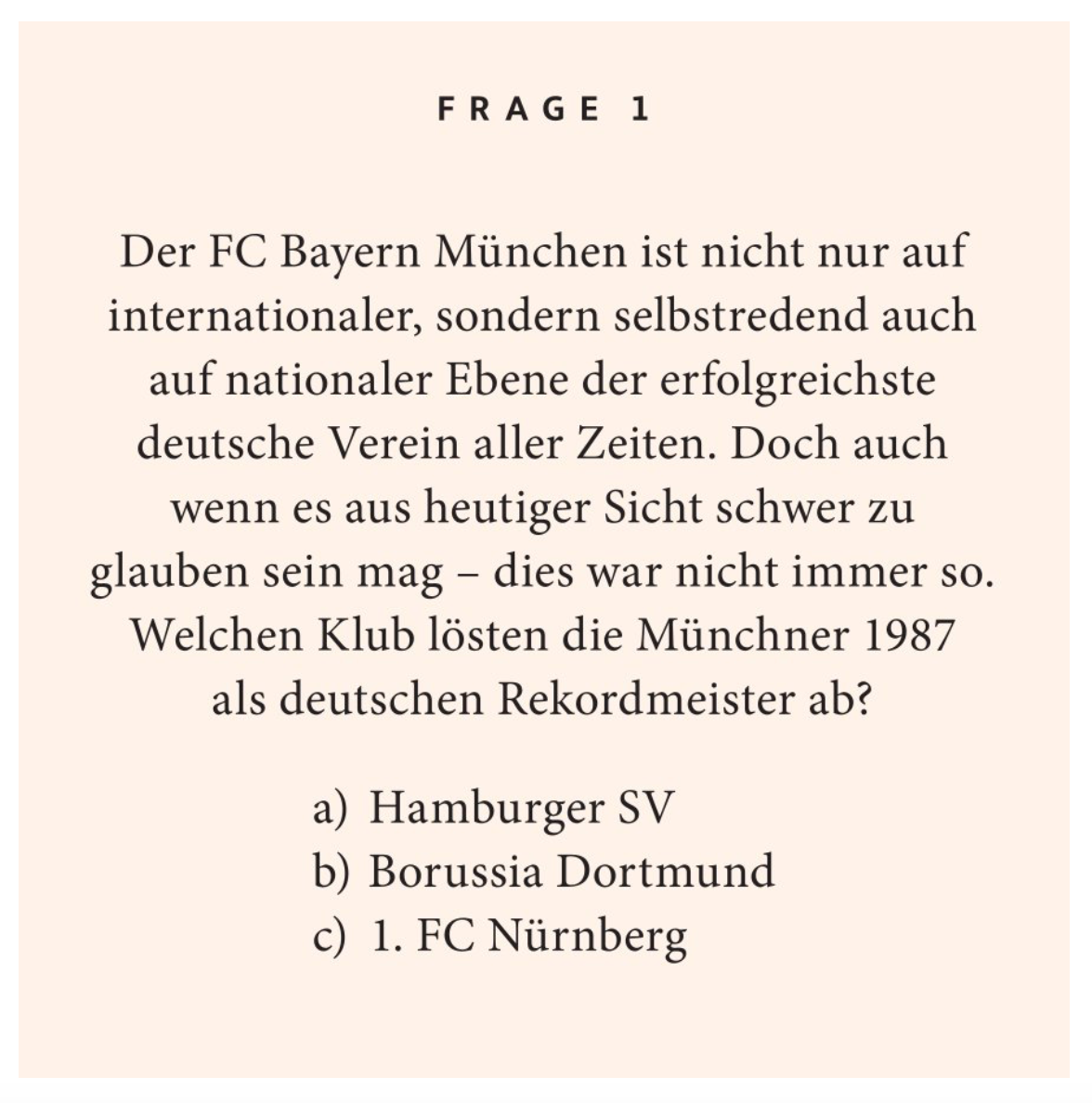 Fußball-Quiz Marko Roeske