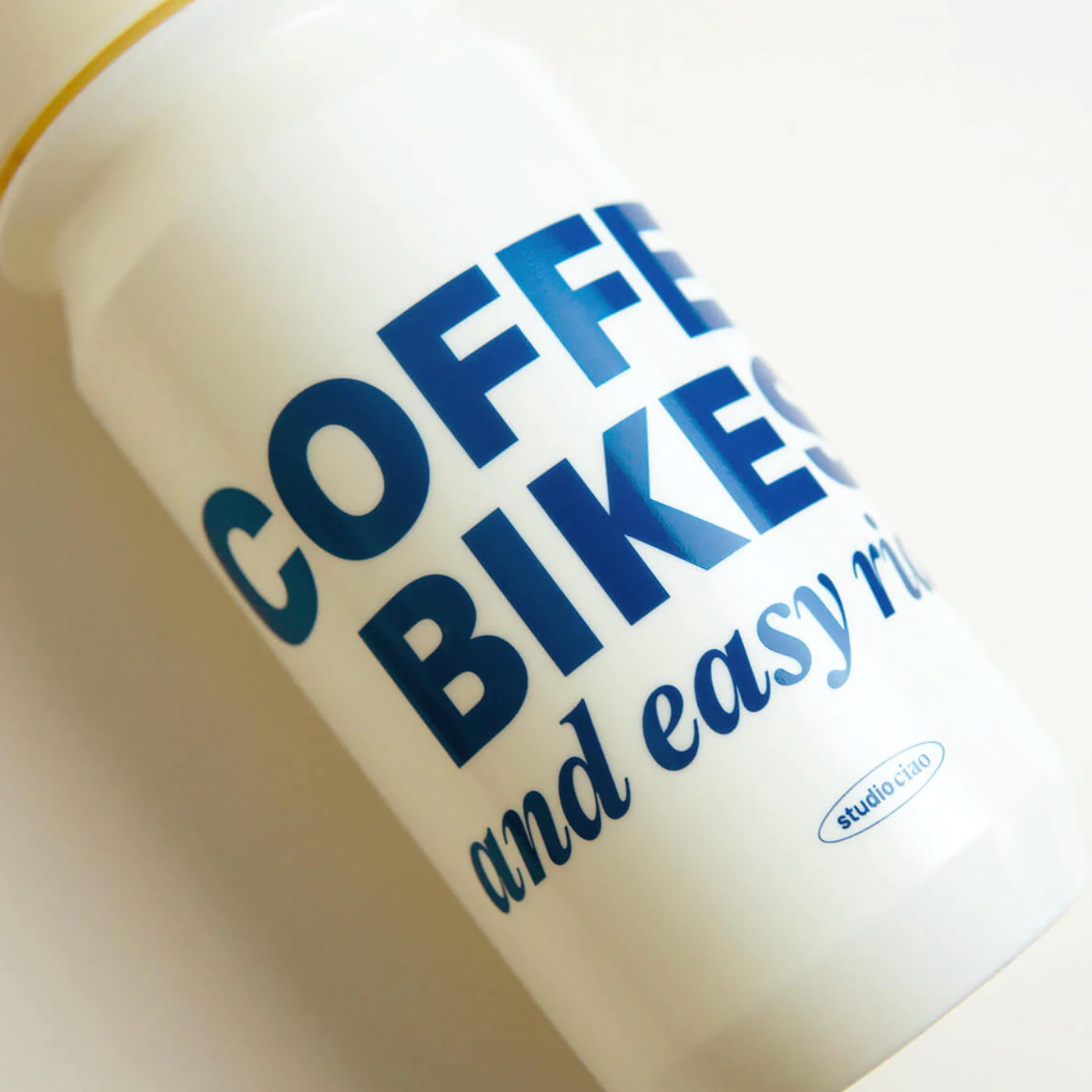 Trinkflasche 'Coffee, Bikes & Easy Rides' Viel Spass Studio