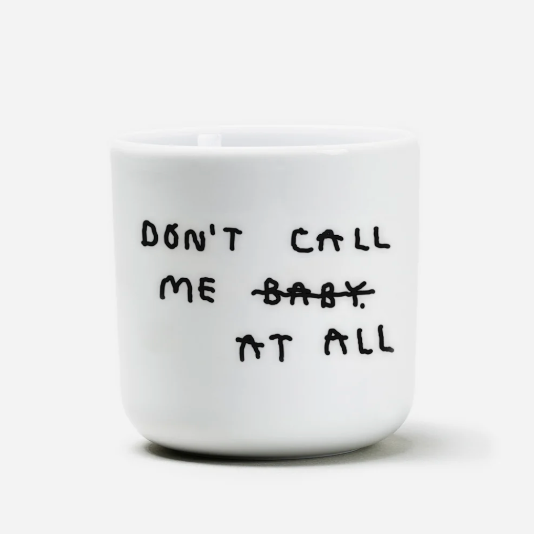 Porzellanbecher 'Don't Call Me At All' Yahya Studio