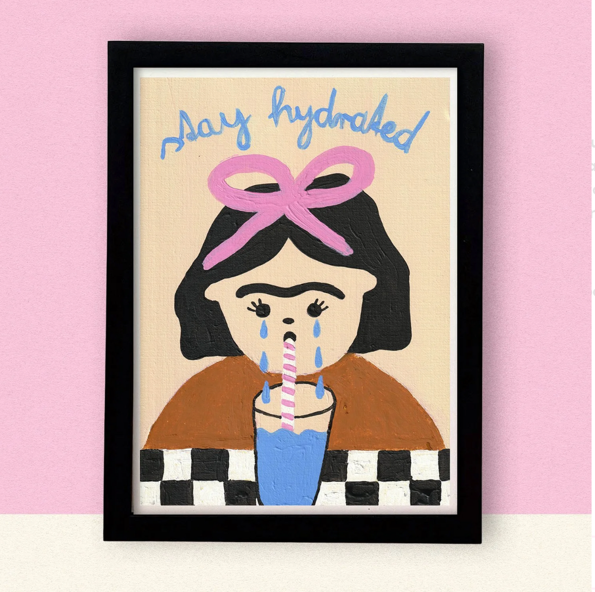 Print DIN A4 'Stay hydrated' Jenne Graßmann