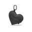 Charm 'Treasure/Herz' – black