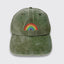 Cap 'Regenbogen' – vintage olive Bee Proud