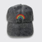 Cap 'Regenbogen' – vintage black Bee Proud