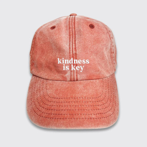 Cap 'Kindness Is Key' – vintage peach Bee Proud