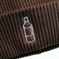 Beanie 'Weinflasche' – braun Charles