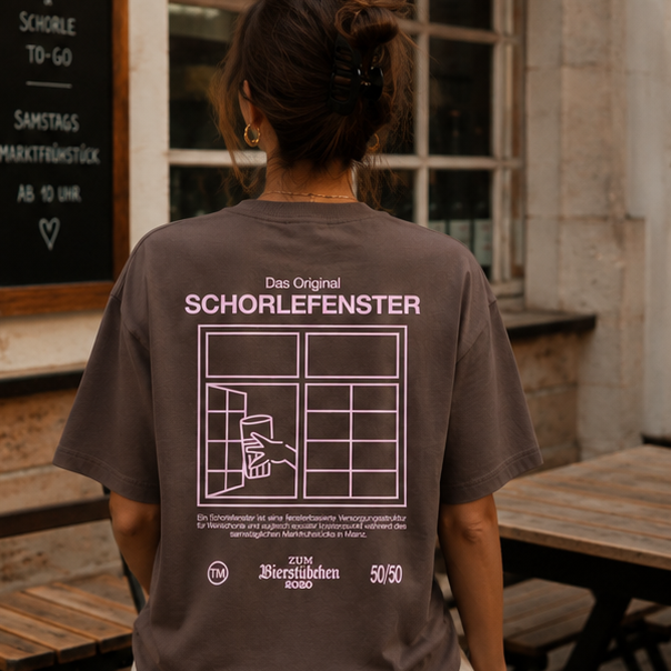 T-Shirt 'Schorlefenster' Kneipenhorst
