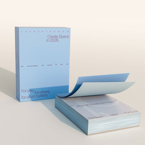 Kalender 'Create Space' – 2026 Familiar Faces Verlag