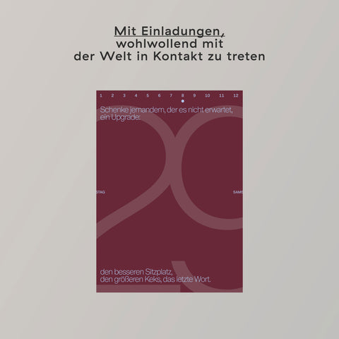 Kalender 'Create Space' – 2026 Familiar Faces Verlag