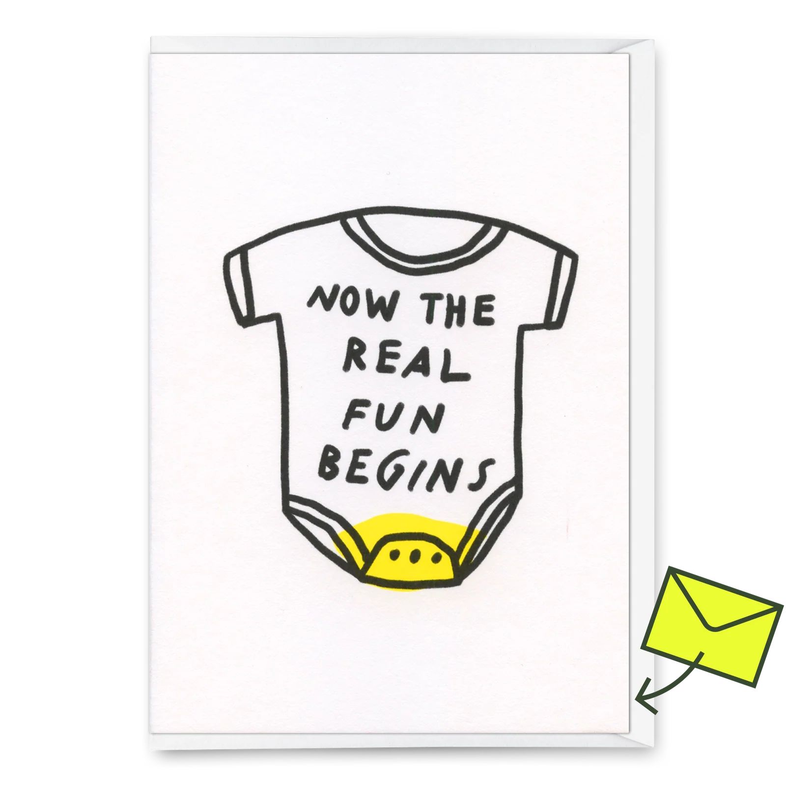 Klappkarte 'Now the real fun begins' Deli Cards