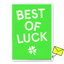 Klappkarte 'Best of luck'
