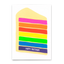 Postkarte 'Happy Birthday - bunte Torte'