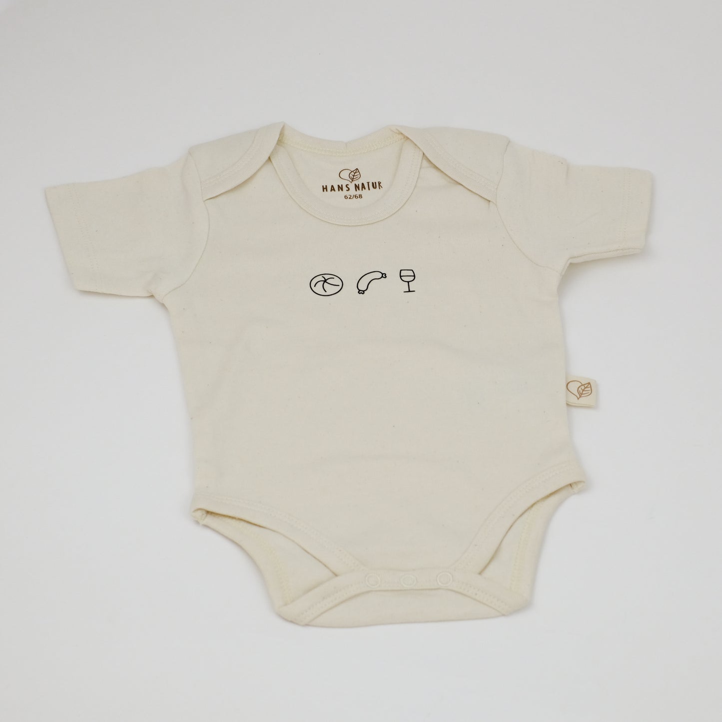 Babybody 'Weck Worscht Woi' Kurzarm Charles