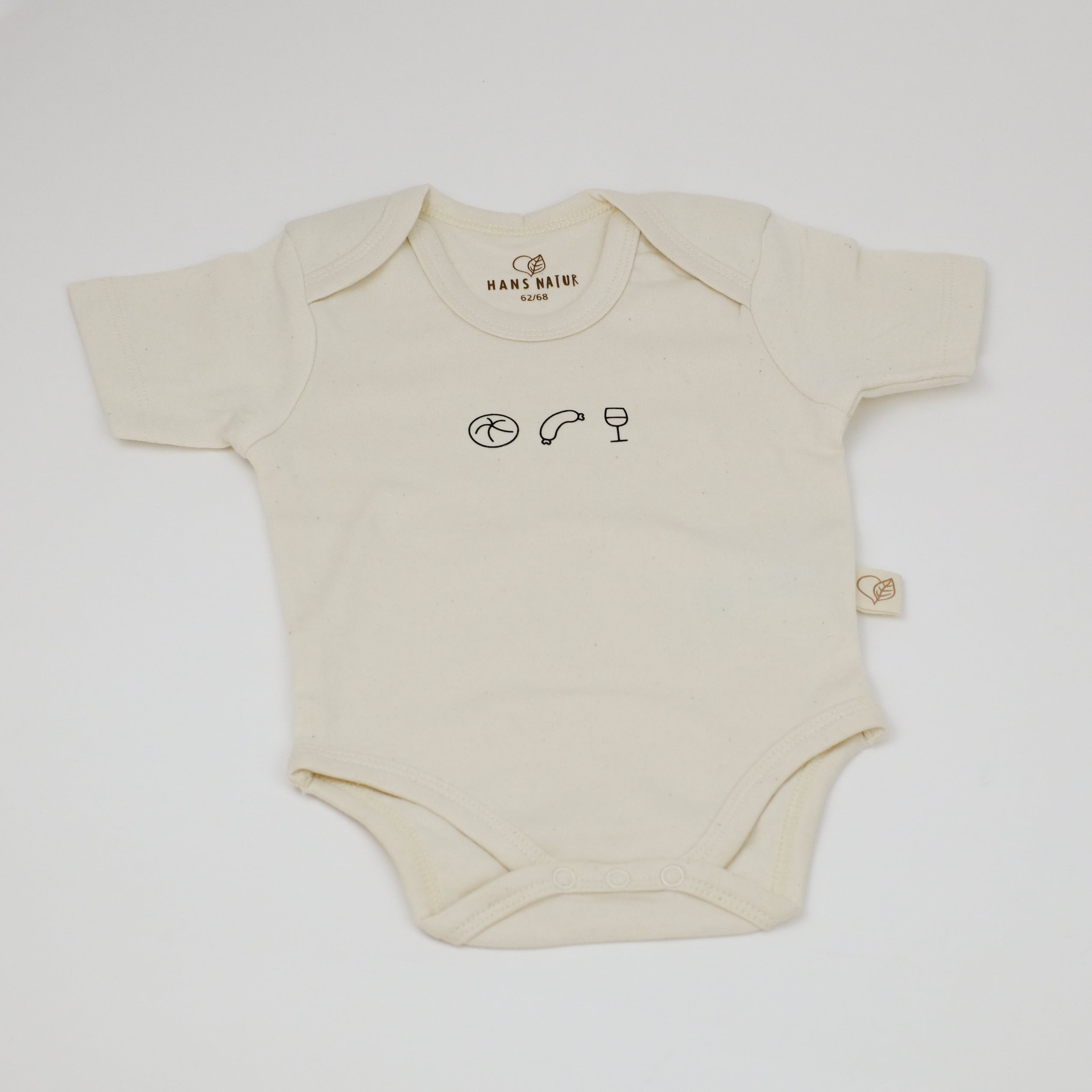 Babybody 'Weck Worscht Woi' Kurzarm Charles
